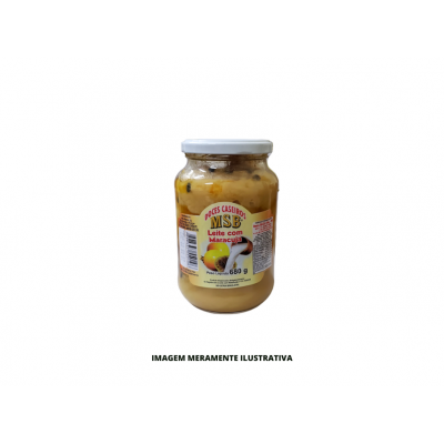 DOCE CASEIRO - MSB - 680g LEITE COM MARACUJA